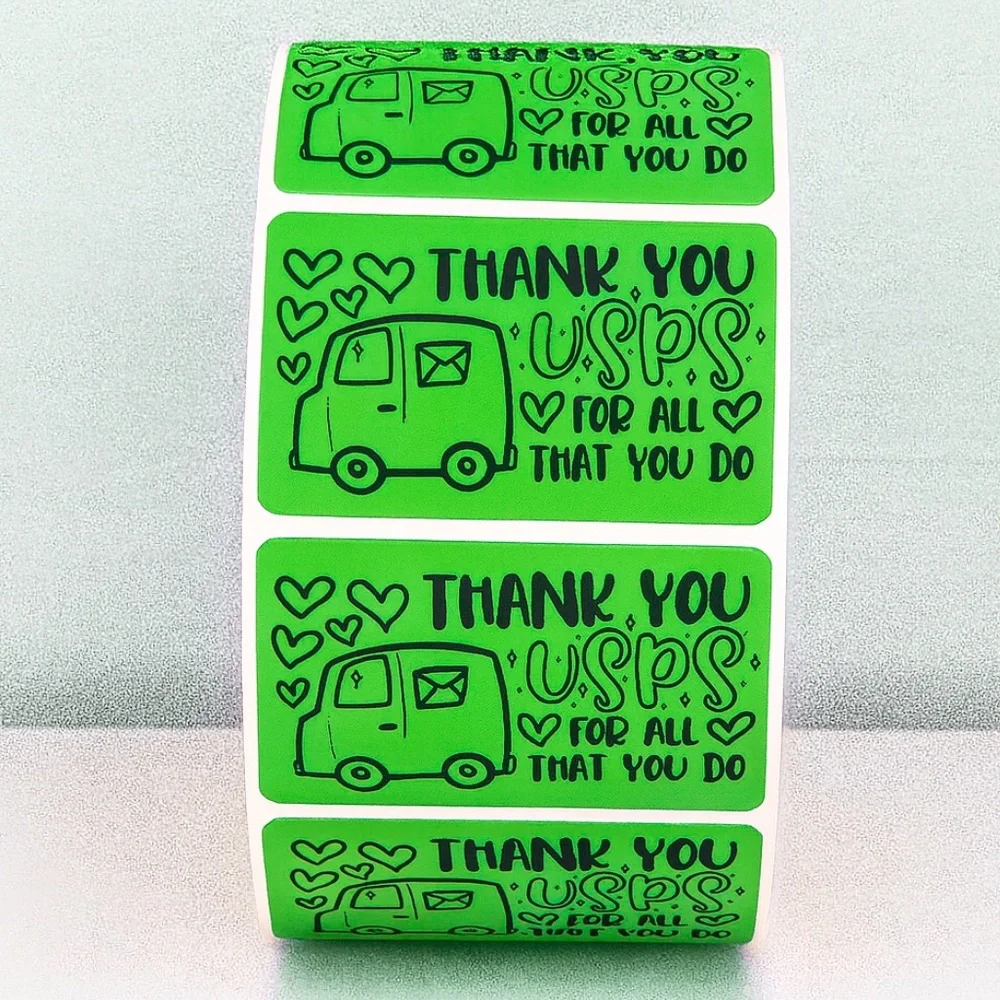 Thank You USPS Stickers – Mail Carrier Appreciation Labels for Packages 2